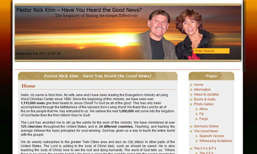 Pastor Nick Kinn